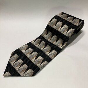 Vintage 1980s Pierre Cardin Silk Mens Tie Made in Italy Couture Style